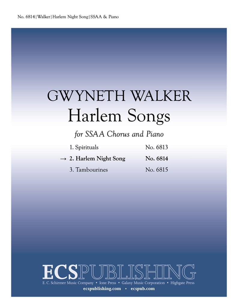 Harlem Songs: No. 2 Harlem Night Song